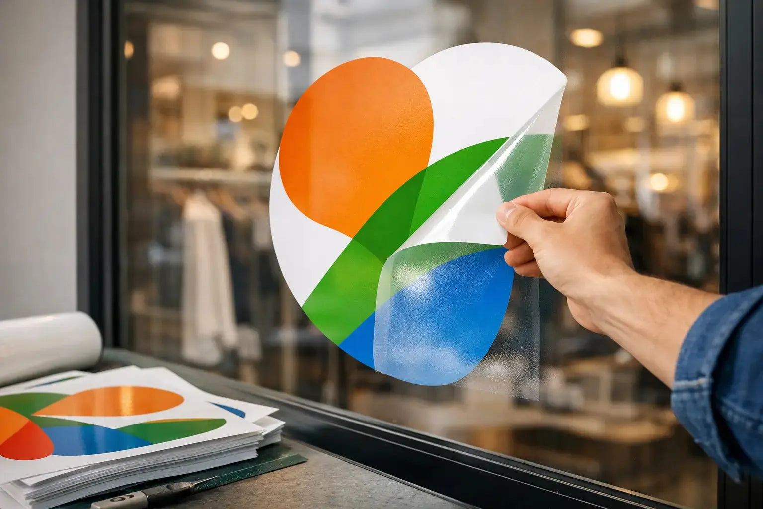 Window Sticker Printing for Retail Stores
