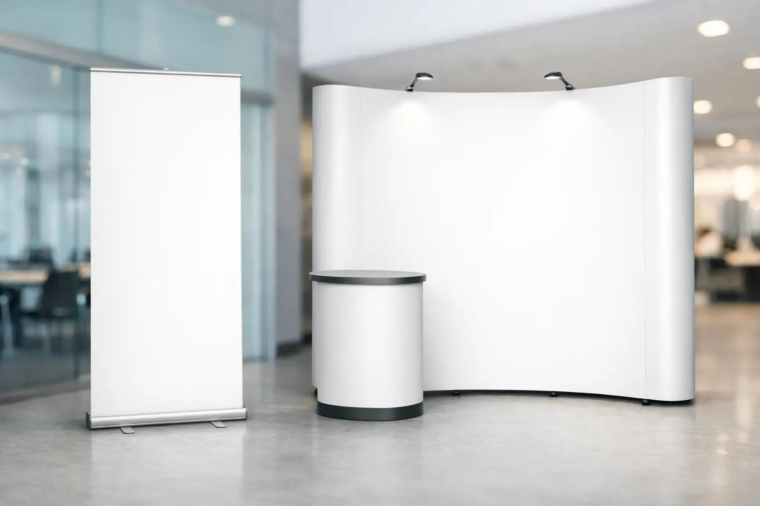Roll Up Banner vs Pop Up Display