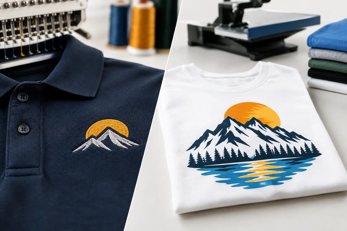Embroidery Versus Printing for Branded Apparel