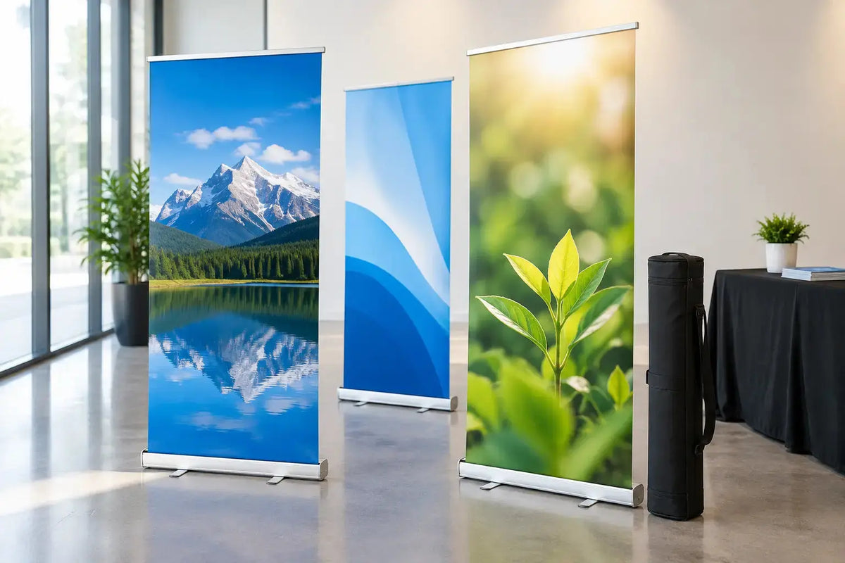 Portable Banner Stands for Events and Retail