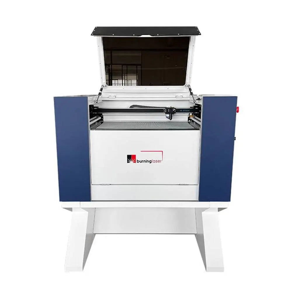 Front view of CO2 Laser Engraving Cutting Machine 6090 highlighting its compact design and dual-door access for efficient material handling.