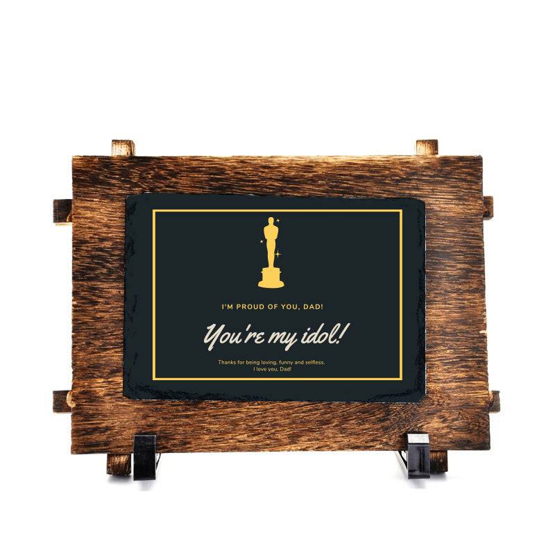 Rock Photo SH38 Wooden Frame