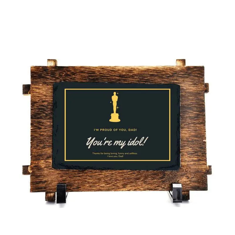 Rock Photo SH38 Wooden Frame Printava