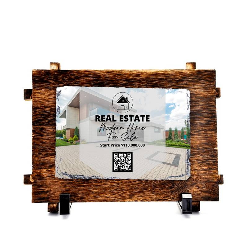 Rock Photo SH38 Wooden Frame Printava