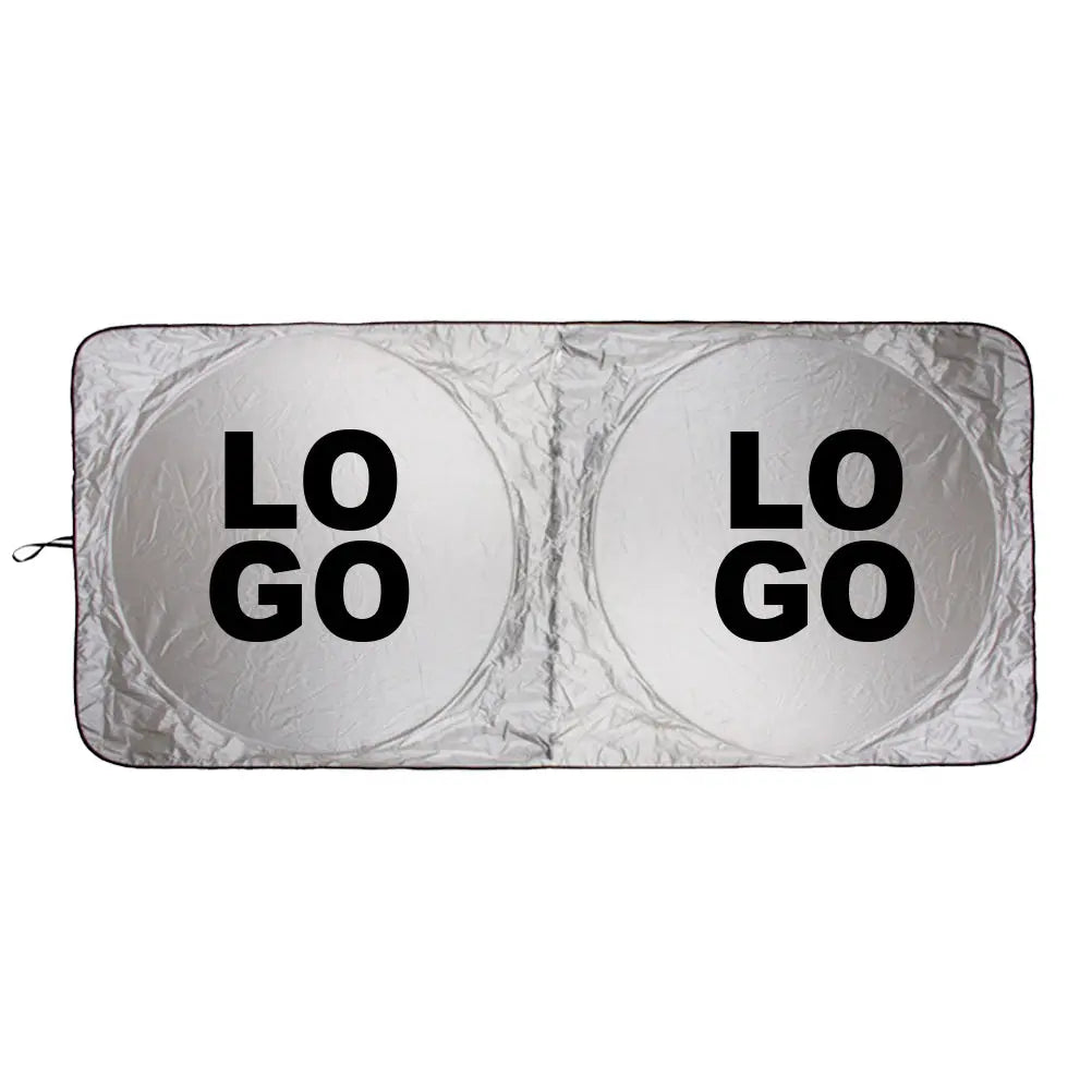 Car Sunshade Silver Printava