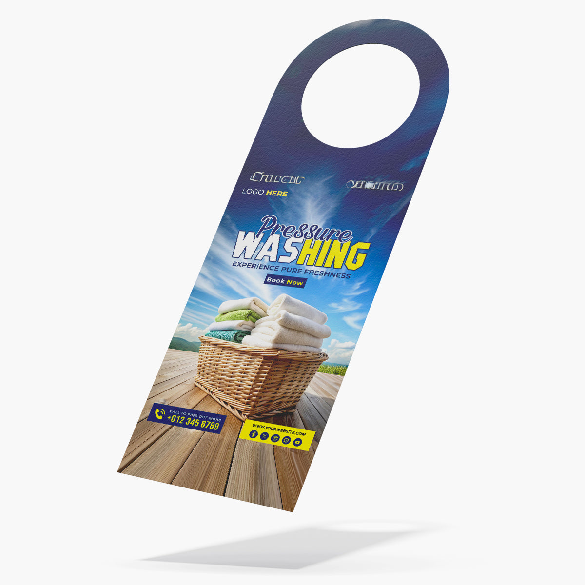 Door Hanger (Glossy 170gsm) PRINTAVA ADVERTISING REQUISITES TRADING L.L.C