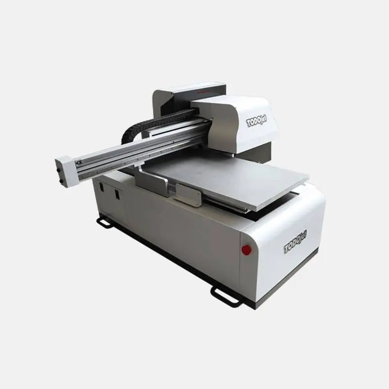 A3 Digital Printer UV Flatbed Printer TODOjet UV 3050 with high-precision print head and flatbed surface for versatile material printing.