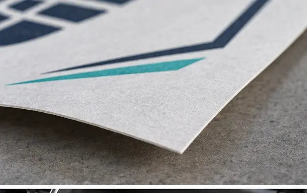 Custom Printed Paper Car Mats - 1 or 2 Color (Wood free 80gsm) — Paper stock close-up