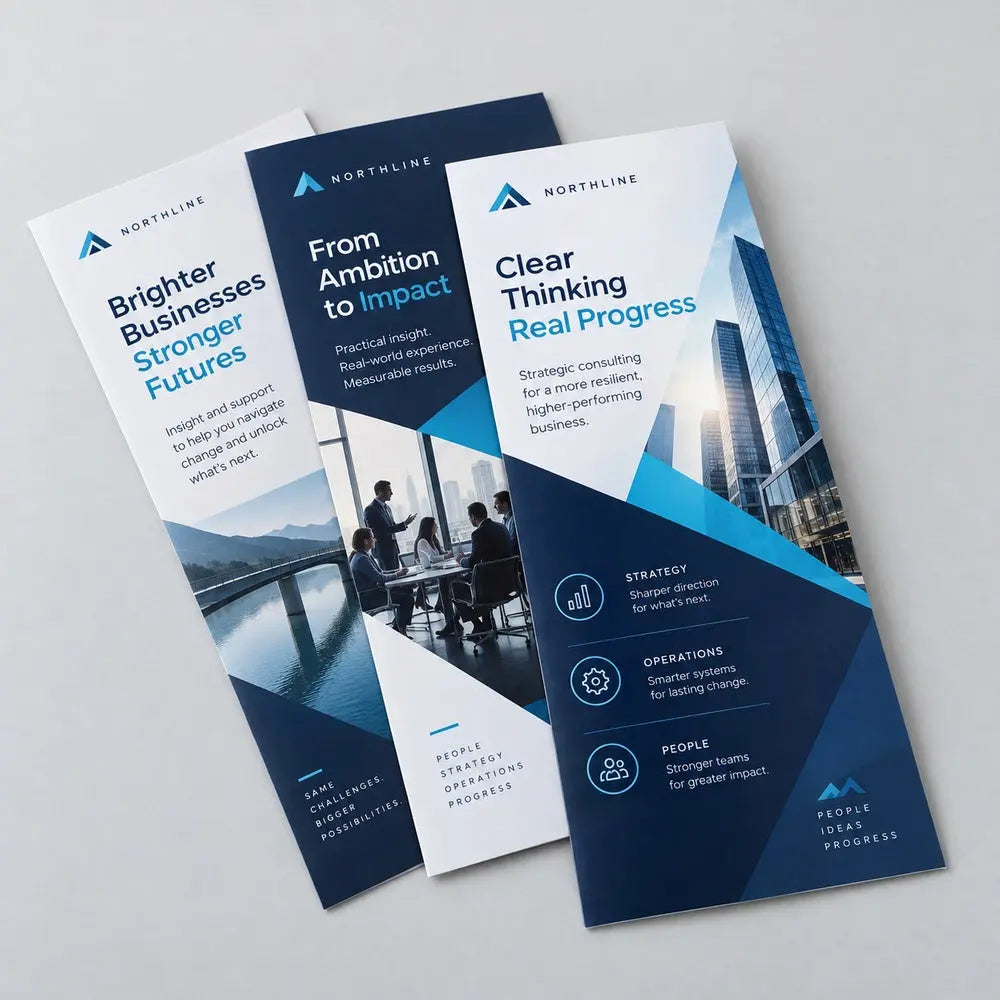 Custom DL Flyer Printing – 170gsm Glossy Paper – custom printed sample, view 3