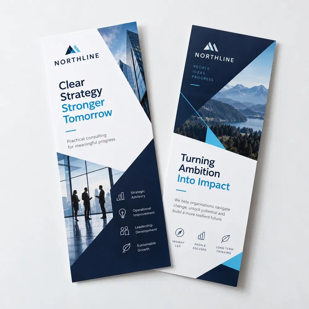 Custom DL Flyer Printing – 170gsm Glossy Paper – custom printed sample, view 4