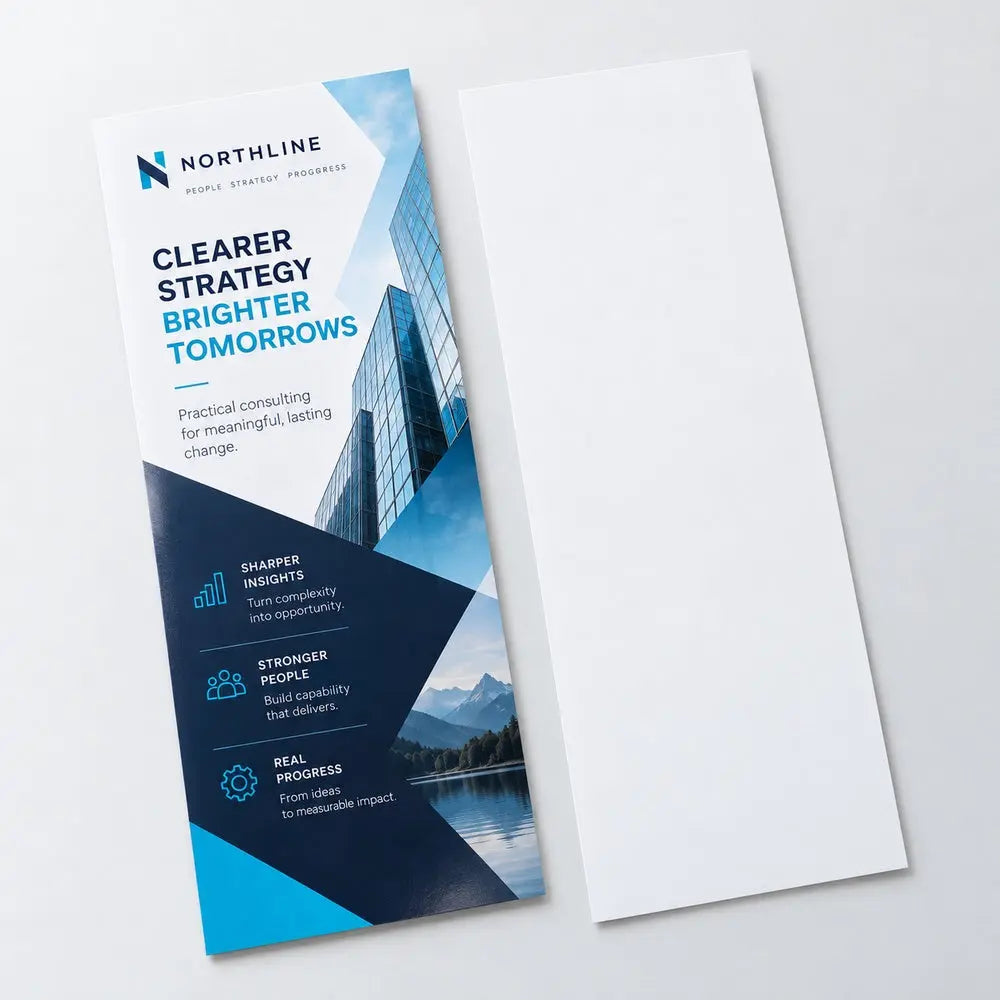 Custom DL Flyer Printing – 170gsm Glossy Paper – custom printed sample, view 5