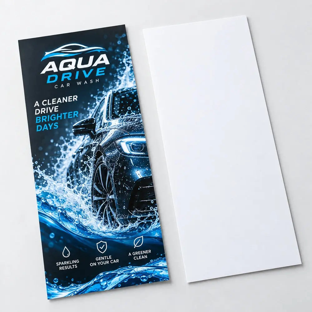 Custom DL Flyer Printing – 115gsm Glossy Paper – custom printed sample, view 5
