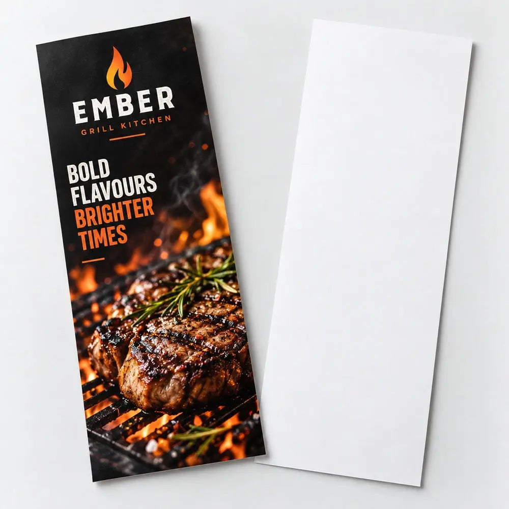 Custom DL Flyer Printing – 135gsm Glossy Paper – custom printed sample, view 5