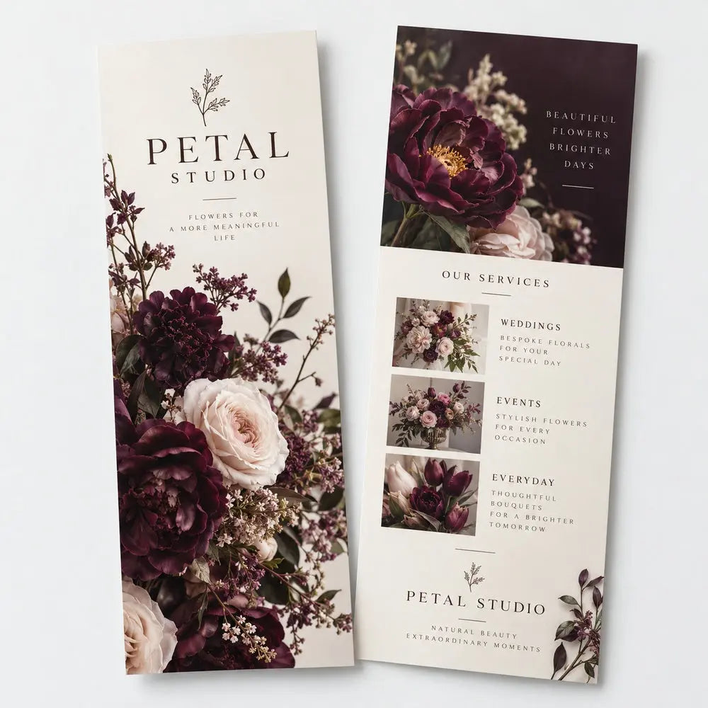Custom DL Flyer Printing – 200gsm Glossy Paper – custom printed sample, view 2
