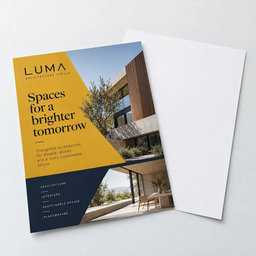 Custom Flyer Printing – 115gsm Glossy Paper – custom printed sample, view 5