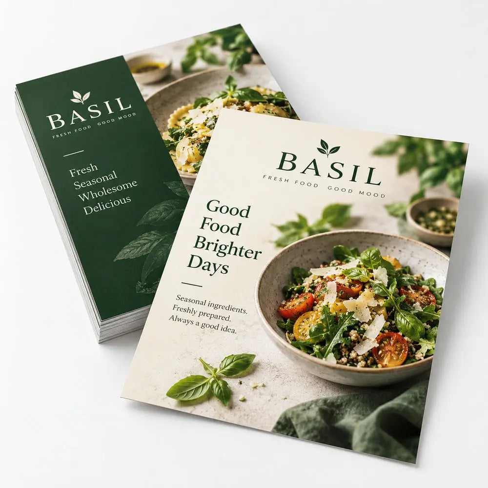 Custom Flyer Printing – 135gsm Glossy Paper – custom printed sample, view 1
