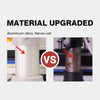 Upgraded aluminum alloy material on sublimation heat press machine for rust resistance and enhanced durability.