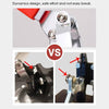 Comparison of dynamic handle design on sublimation heat press machine showing improved safety and durability.