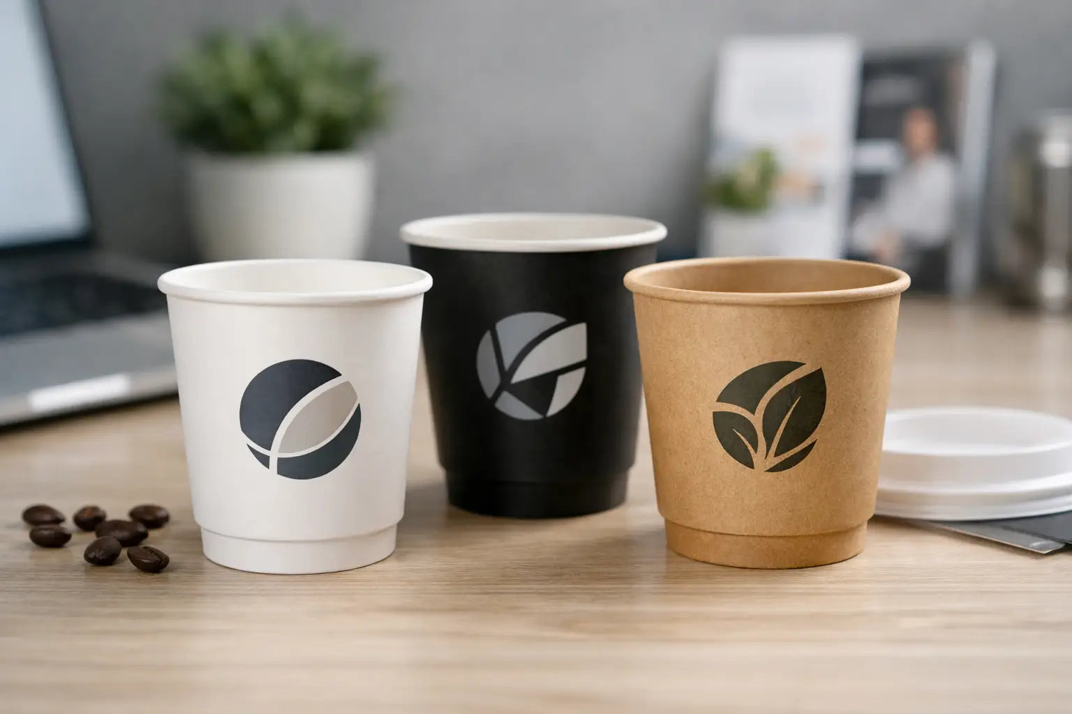 Custom Paper Cups with Logo for Business