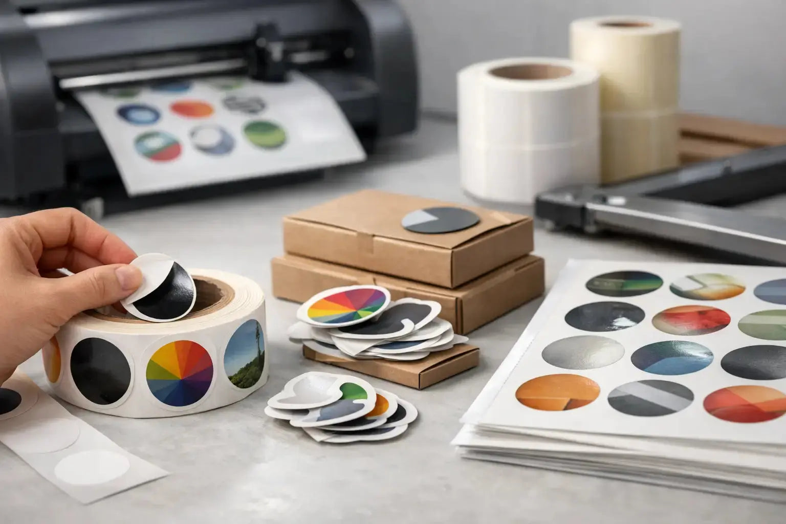 Custom Stickers Printing for Business Use