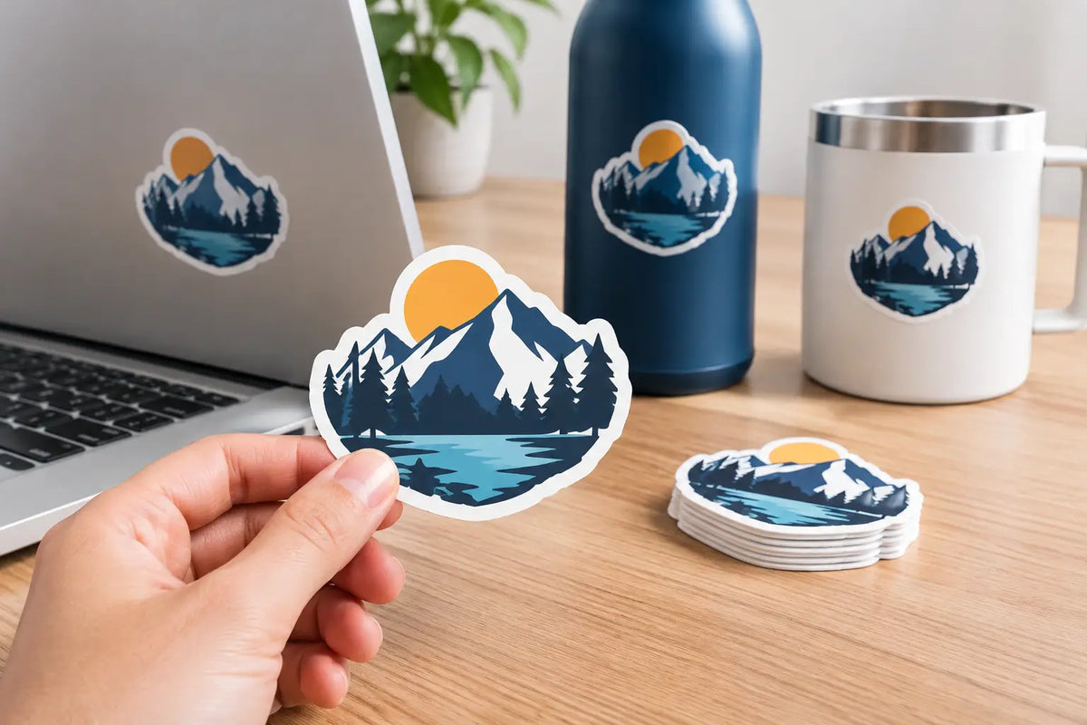 Custom Die Cut Decals for Brand Visibility