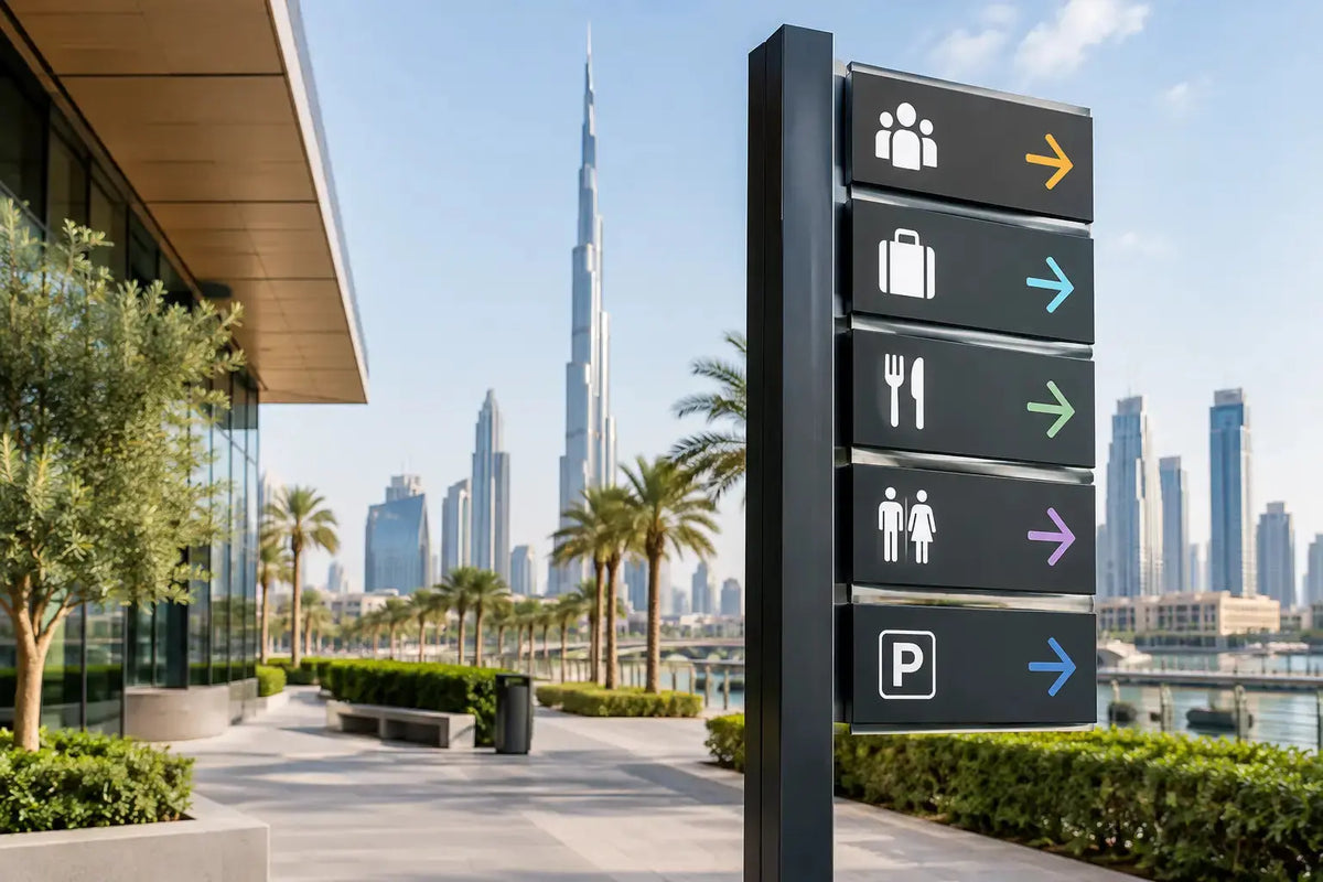 Dubai Wayfinding Signage Guide for Businesses