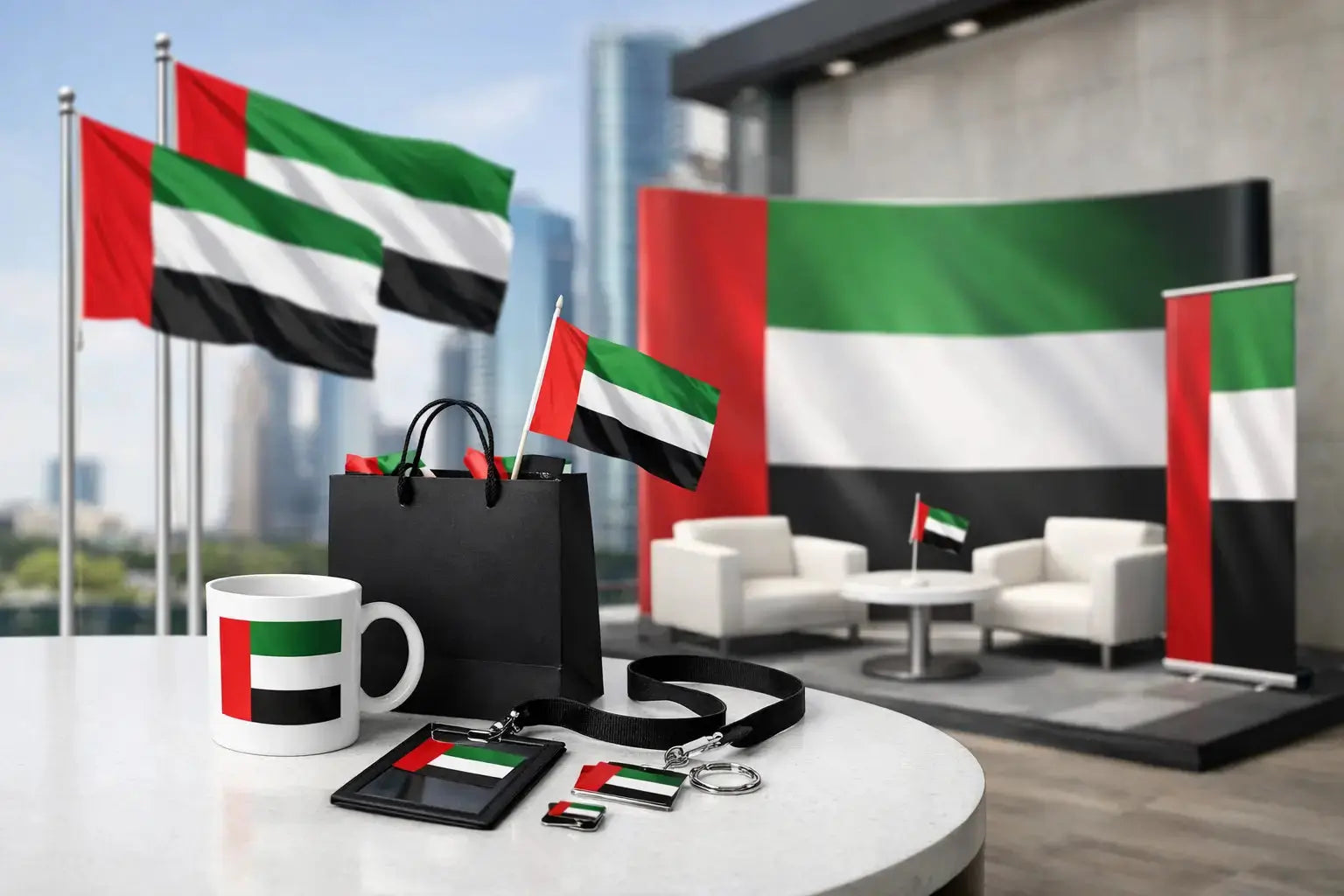 UAE Flag Uses for Events and Branding