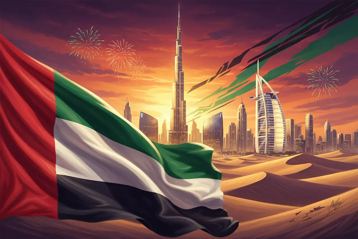 UAE flag promotional items Dubai