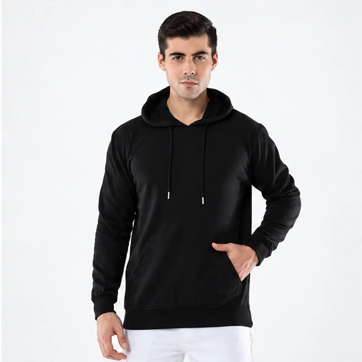 Dutees PureChill Unisex Custom Printed Pullover Hoodie — front product photo