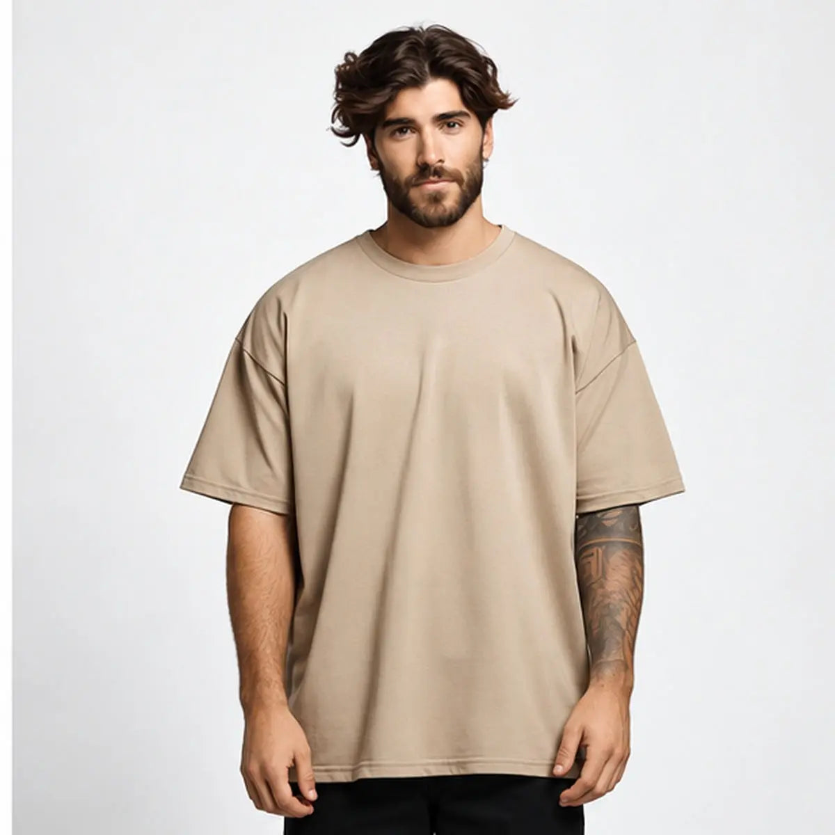 Dutees StreetEes 250 GSM Oversized T-Shirt — front product photo