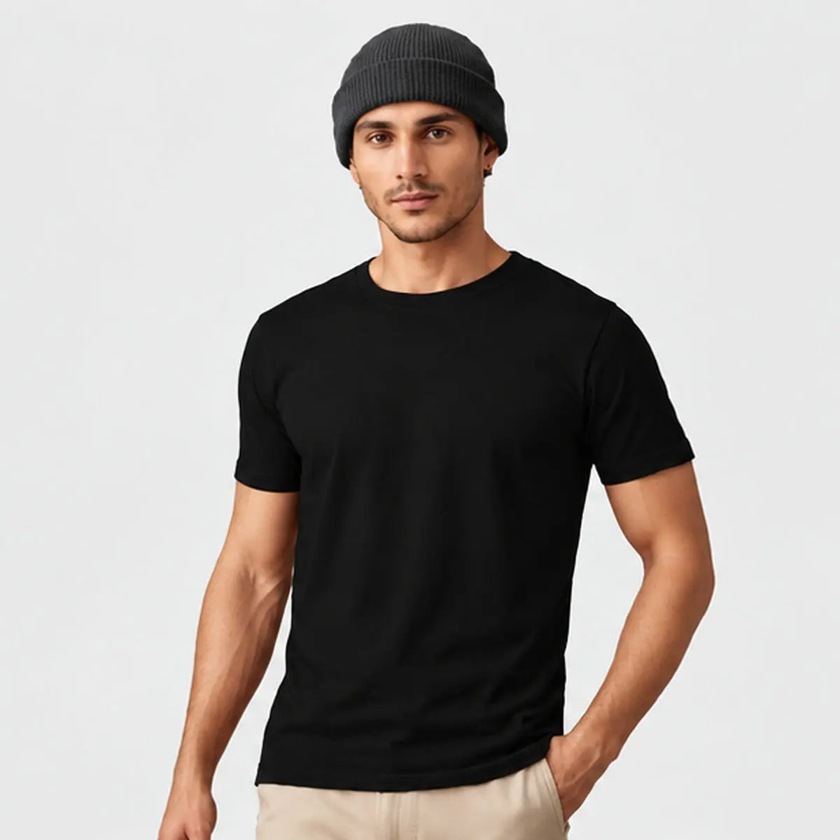 Dutees Heavy Duty 220 GSM Custom Printed T-Shirt — front product photo
