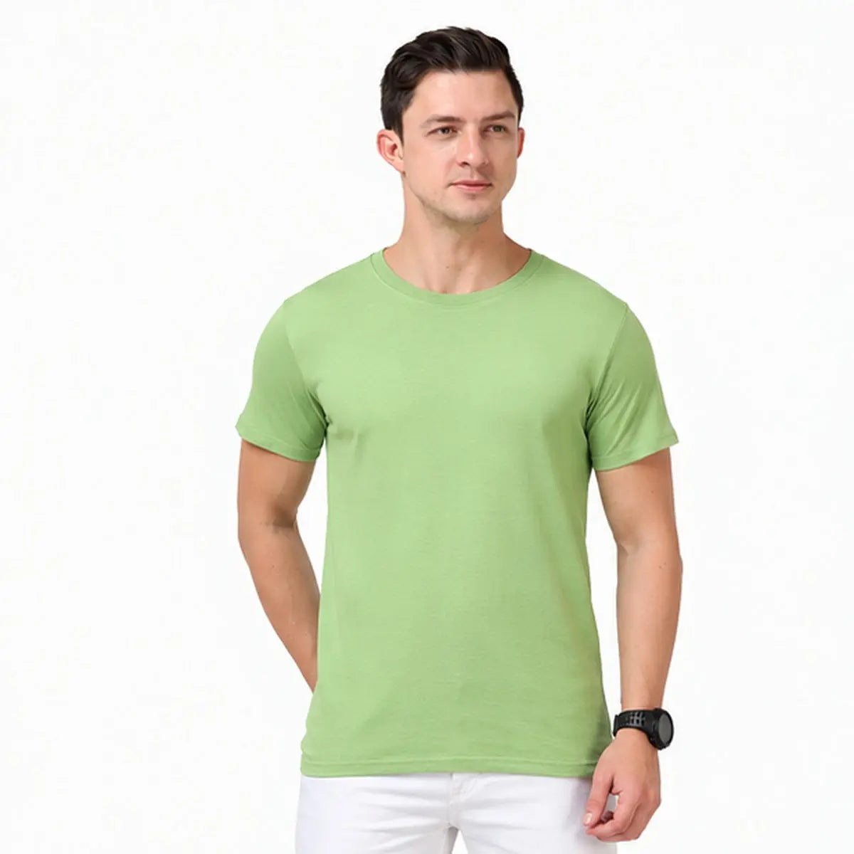 Dutees EcoVibe 160 GSM Custom Printed T-Shirt — front product photo