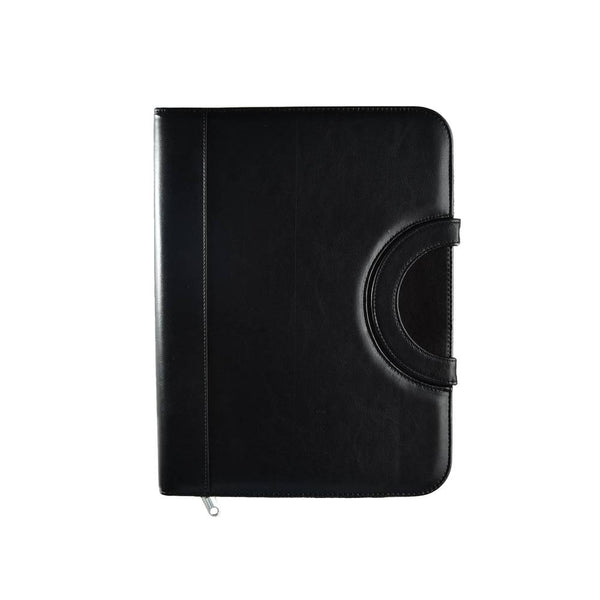 A4 Leather Portfolio Zipper Closure With Calculator NP022-03