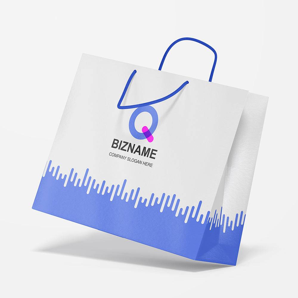 Order paper outlet bags with logo