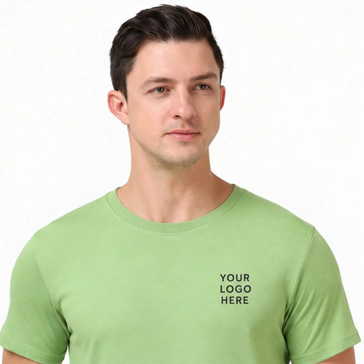 Dutees EcoVibe 160 GSM Custom Printed T-Shirt — custom print logo preview