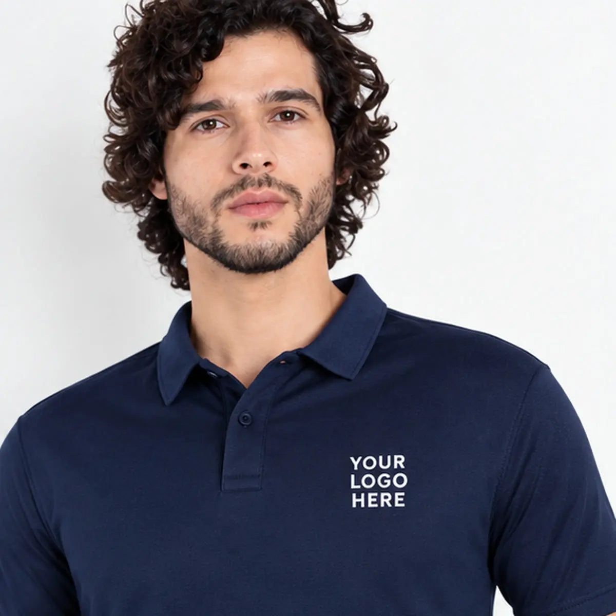 Dutees Breezo Unisex Custom Printed Polo — custom print logo preview
