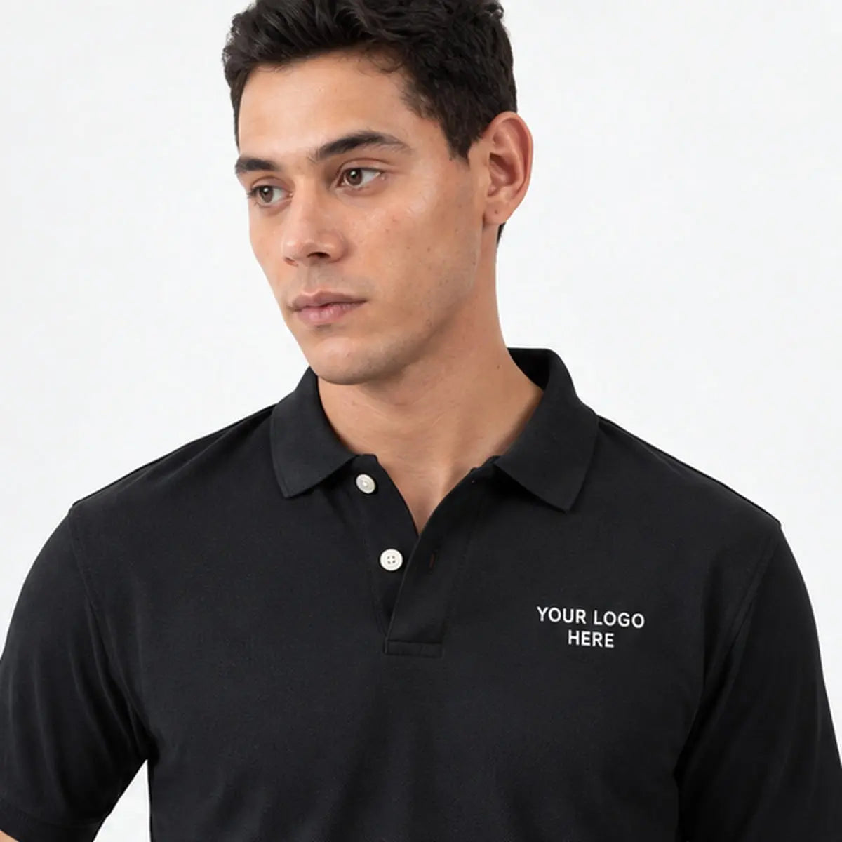 Dutees Smart Unisex Custom Printed Polo — custom print logo preview