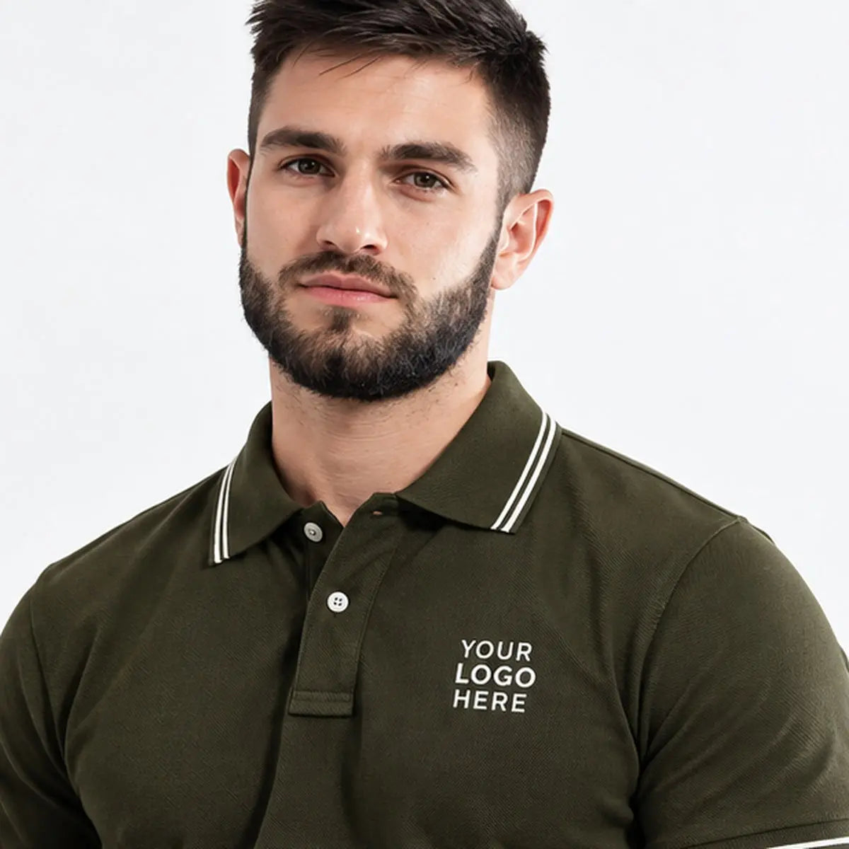 Dutees Tip Top Unisex Custom Printed Polo — custom print logo preview