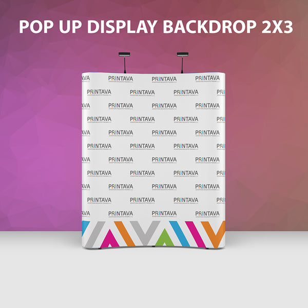 POP UP DISPLAY BACKDROP 2X3