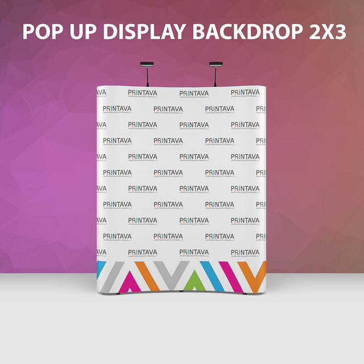 POP UP DISPLAY BACKDROP 2X3