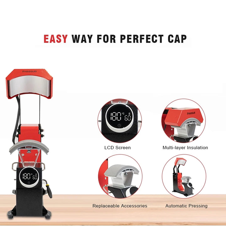 Features of automatic cap printing machine