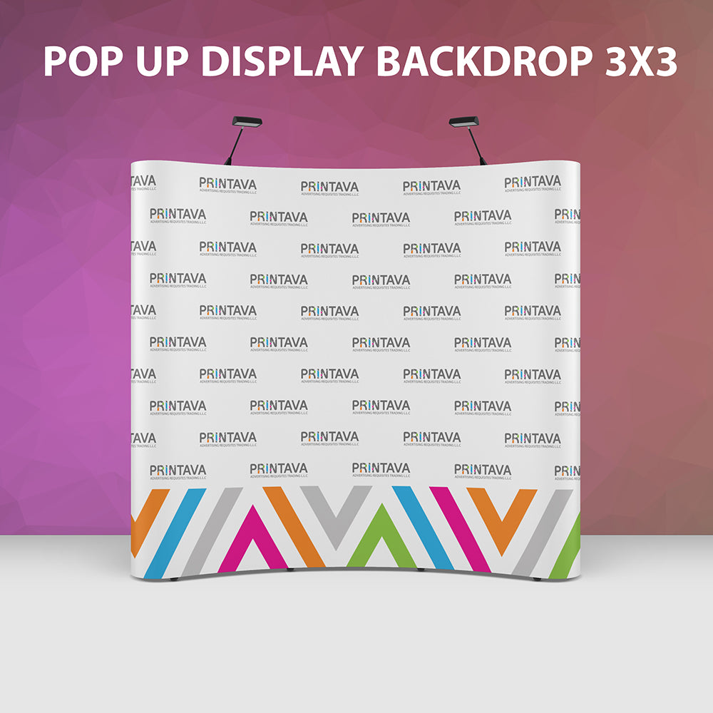 POP UP DISPLAY BACKDROP 3X3