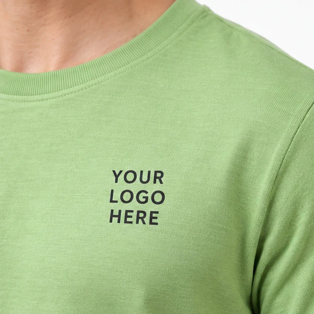Dutees EcoVibe 160 GSM Custom Printed T-Shirt — print placement and fabric detail