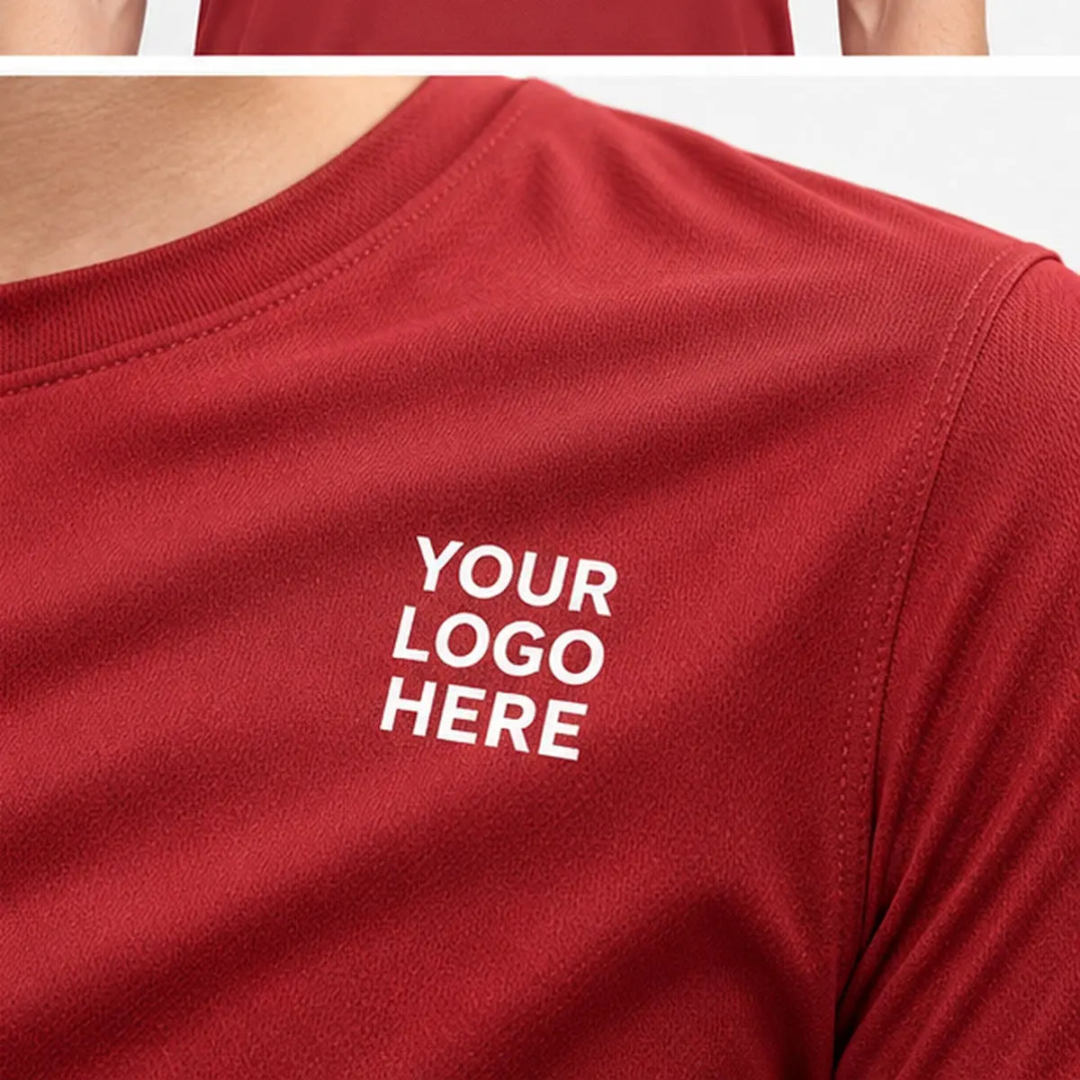 Dutees Breezo Performance T-Shirt — print placement and fabric detail