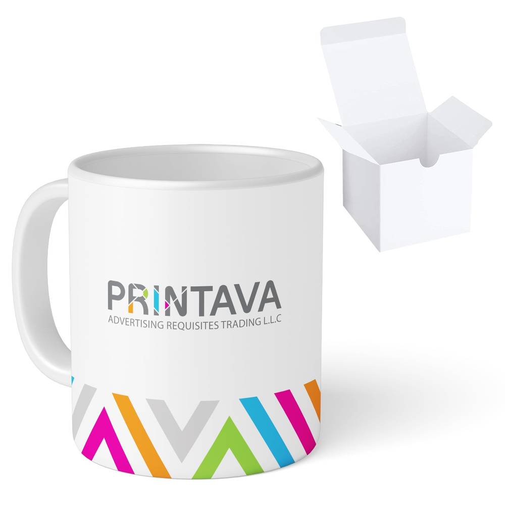 Box of 36 White Mug with Branding