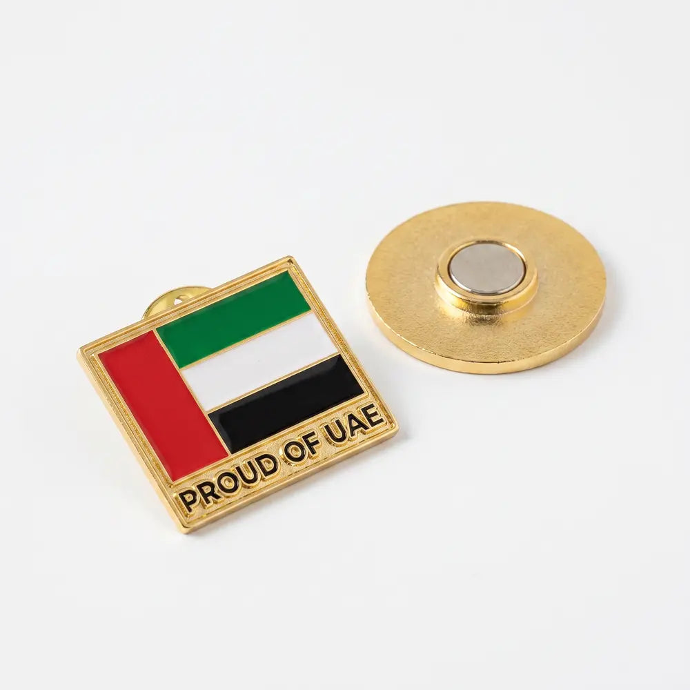 UAE Flag Metal Badge 20x15mm with Magnet – 2092-WM