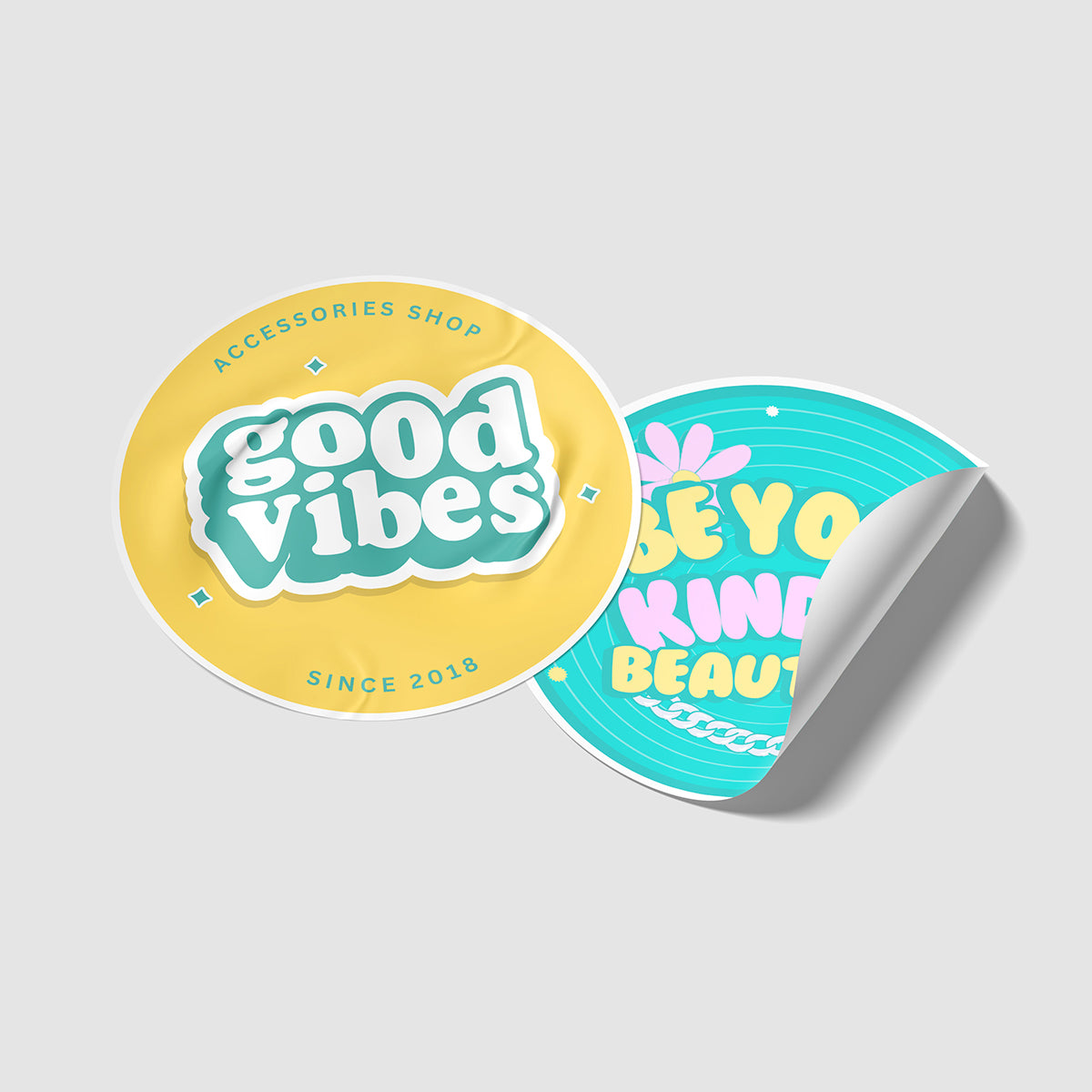 Custom Die Cut Sticker Glossy Lamination