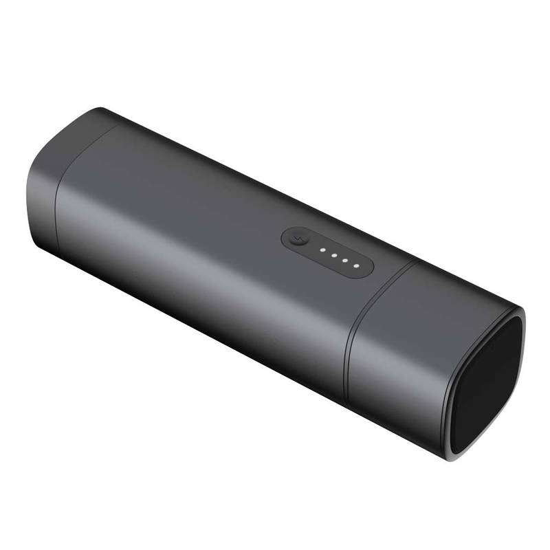 TOKOROA Car Jump Starter - Powerbank | Portable & Reliable technology gift featuring a sleek black cylindrical design with LED indicator lights.