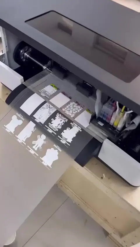 A3 DTF printer carriage and transfer film output
