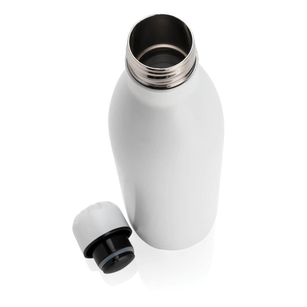 Double Wall Stainless Steel Bottle - White